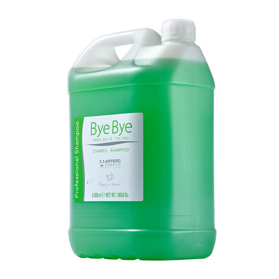 Artero Bye-Bye Shampoo, 5000 ml - antiparasitic shampoo that repels and kills fleas, and kills ticks